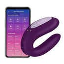 Satisfyer Double Joy - O Melhor vibrador para casais - Libertina Sex Shop - apenasbluetooth, casais, satisfyer, vibrador, vibrador em u - Sex Shop Vibradores
