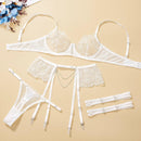 Conjunto de Lingerie em renda - Angel - Libertina Sex Shop - calcinha lingerie, cinta liga, cinta liga lingerie, liga de perna, liga de perna lingerie, ligerie cinta liga, lingerie, lingerie conjunto, lingerie dia dos namorados, lingerie erótica, lingerie feminina preta, lingerie luxo, lingerie preta, lingerie renda, lingerie sensual, lingerie sexy, lingerie transparente, lingeries sexy, loja de lingerie - Sex Shop Vibradores