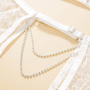 Conjunto de Lingerie em renda - Angel - Libertina Sex Shop - calcinha lingerie, cinta liga, cinta liga lingerie, liga de perna, liga de perna lingerie, ligerie cinta liga, lingerie, lingerie conjunto, lingerie dia dos namorados, lingerie erótica, lingerie feminina preta, lingerie luxo, lingerie preta, lingerie renda, lingerie sensual, lingerie sexy, lingerie transparente, lingeries sexy, loja de lingerie - Sex Shop Vibradores