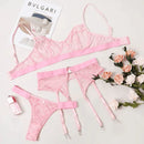 Conjunto de Lingerie Luxo Super Sexy com Renda Delicada - Libertina Shop - Libertina Sex Shop - calcinha lingerie, lingerie, lingerie conjunto, lingerie erótica, lingerie luxo, lingerie preta, lingerie renda, lingerie sensual, lingerie sexy, lingeries sexy, loja de lingerie - Sex Shop Vibradores