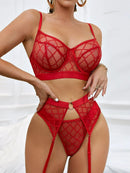 Conjunto de Lingerie Luxo Super Sexy com Renda Delicada - Libertina Shop - Libertina Sex Shop - calcinha lingerie, lingerie, lingerie conjunto, lingerie erótica, lingerie luxo, lingerie preta, lingerie renda, lingerie sensual, lingerie sexy, lingeries sexy, loja de lingerie - Sex Shop Vibradores
