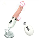 Consolo Realístico com Aquecimento, Vai Vem e Vibrações por Controle Remoto - Dibe Cyclone Fire - Libertina Sex Shop - Libertina Sex Shop