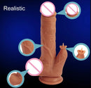 Consolo Vibratório Vai Vem com Aquecimento e Simulador de Sexo Oral com Língua e Controle - Libertina Sex Shop - consolo, consolo de borracha, consolo feminino, consolo realístico, dildo, dildo de borracha, dildo grosso - Sex Shop Vibradores