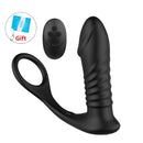 Estimulador de Próstata com Penetração em Vai Vem, Vibrações e Anel Peniano - FuThunder - Libertina Sex Shop - massageador anal masculino, massageador de prostata, massageador próstata, masturbador anal masculino, vibrador aprova d'água, vibrador com controle, vibrador com penetração, vibrador de ponto g, vibrador erótico, vibrador penetração - Sex Shop Vibradores