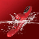 Vibrador Delux 3 em 1 - Vibrador Rabbit com Estímulos no Ponto G e Sugador de Clitóris