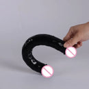 Pênis Realístico de Borracha com Duas Cabeças - Liss Bliss - Libertina Sex Shop - dildo, penis de borracha, penis de borracha com duas cabeças, penis realístico - Sex Shop Vibradores