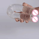 Pênis Realístico de Borracha com Duas Cabeças - Liss Bliss - Libertina Sex Shop - dildo, penis de borracha, penis de borracha com duas cabeças, penis realístico - Sex Shop Vibradores