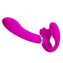 Vibrador Strapless com Dupla Usabilidade e 12 Modos Vibrativos - Valerie Pretty Love - Libertina Sex Shop - Strapless, vibrador calcinha peniana, vibrador feminino ativo, vibrador mulher ativa, vibrador penis, vibrador strapless - Sex Shop Vibradores