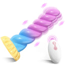 Unicórnio espiral macaron com controle — produto completo
