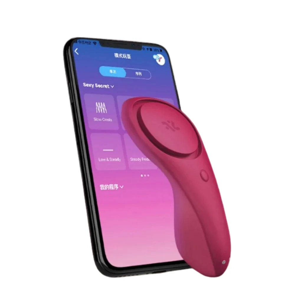 Satisfyer Sexy Secret - Calcinha Vibratória com Controle por Aplicativo - Libertina Sex Shop - apenasbluetooth, bluetooth, calcinha vibratória, mulheres, satisfyer, satisfyer app, satisfyer bluetooth, satisfyer calcinha, satisfyer calcinha vibratória, satisfyer casal, satisfyer panty, satisfyer sexy, satisfyer sexy secret, vibrador, vibrador com controle remoto, Vibrador Feminino - Sex Shop Vibradores