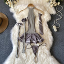 Macacão Bodysuit Feminino em Renda Preta Transparente · Alça Emendada · Sem Encosto · Lingerie Sensu