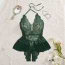 Body Lingerie Plus Size em Renda · Linha Curvas · Tamanhos G ao EXGG · Camisola Elegante para Corpos