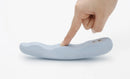 Silicone soft-touch cedendo ao dedo