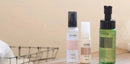 Linha iroha INTIMATE CARE na prateleira do banheiro
