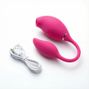 Vibrador Feminino  2 em 1 Estimulador de Ponto G e Sugador de Clitóris  - Sexsoho