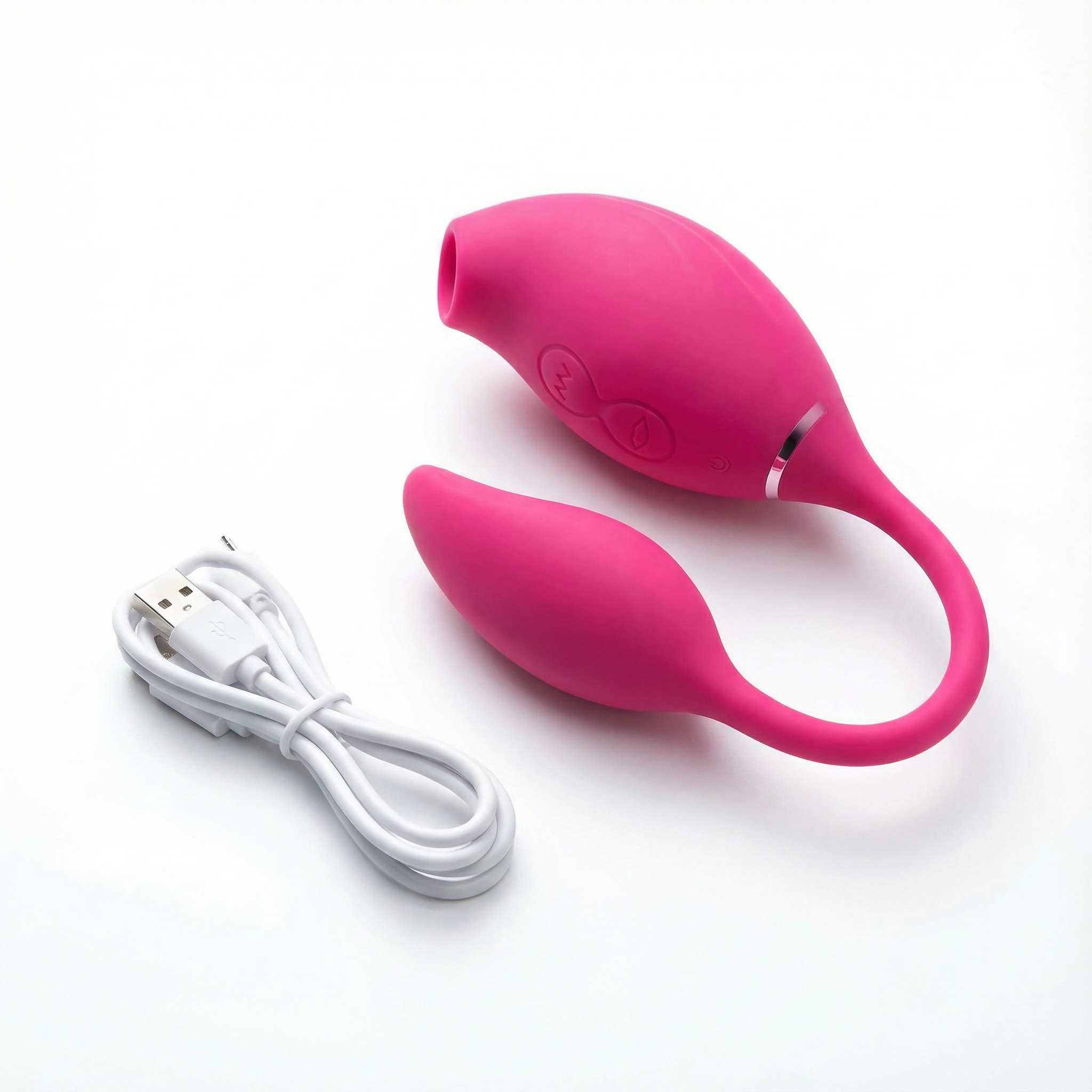 Vibrador Feminino  2 em 1 Estimulador de Ponto G e Sugador de Clitóris  - Sexsoho