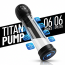 Bomba Elétrica de Vácuo Titan Pump - Masturbador Masculino 6 Modos de Sucção e Velocidade