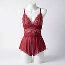 Body Lingerie Ultimate Sexy em Renda com Abertura