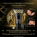Gel Intimo Sexual para Aumento e Vasodilatação do Pênis - Titan Gold