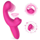 Vibrador 2 em 1 Sugador de Clitóris e Estimulador Ponto G - GTantric