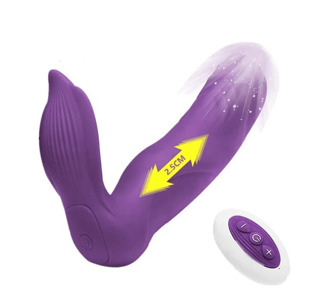 Vibrador Feminino Vestível com Dupla Estimulação Ponto G & Clitóris - Bubble - Libertina Sex Shop - controle, lançamento, mulheres, vibrador, vibrador com controle remoto, vibrador de clitóris, vibrador de ponto g, Vibrador Feminino - Sex Shop Vibradores