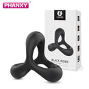 Anel Peniano com Pressão - Black Rider S-Hande - Libertina Sex Shop - anel, anel para pênis, Anel peniano, anelpeniano - Sex Shop Vibradores