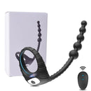 anel peniano vibratório - controle remoto - 10 modos de vibração - estímulo anal - puxar contas - retardar ejaculação - ereção prolongada - estimulação do períneo - toque suave - silicone seguro - recarregável via USB - resistente à água - uso a dois - brinquedo adulto masculino - anel peniano com vibração - prazer intenso - controle sem fio - estímulo múltiplo - design ergonômico - fácil de limpar
