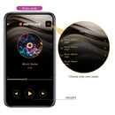 No app: modos, toque livre e modo música