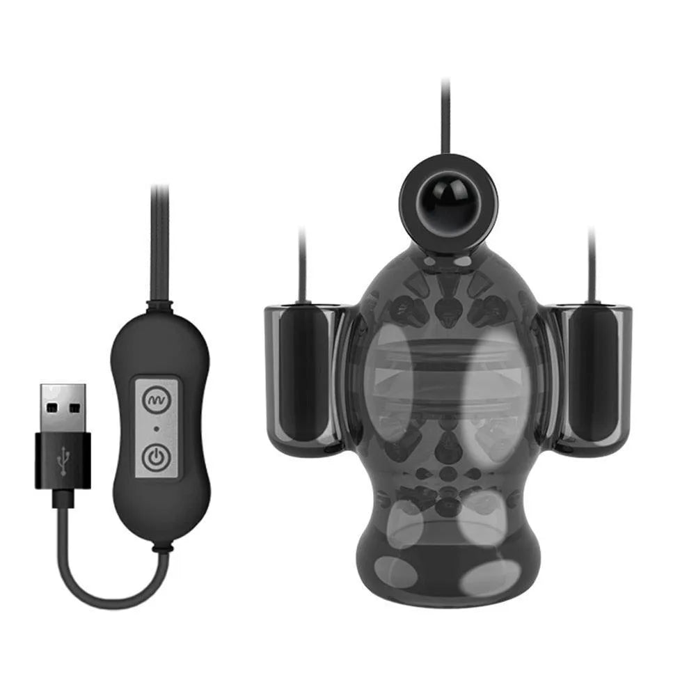 C psula Vibrat ria Masturbador Masculino Para Glande CapVibro C psula Vibrat ria Masturbador Masculino Para Glande CapVibro