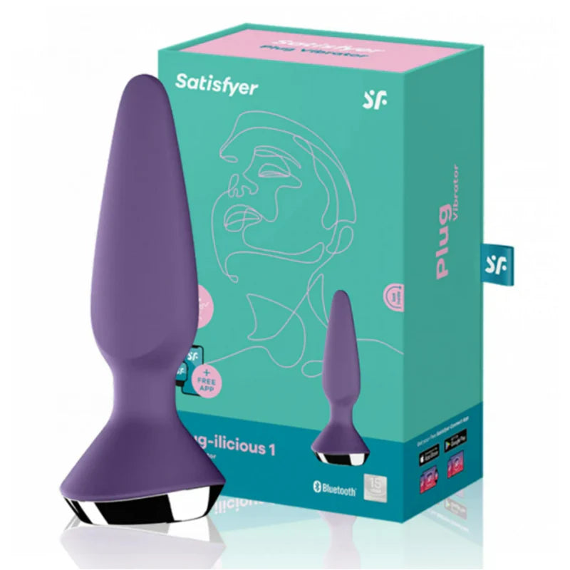 Satisfyer Plug Ilicious 1 - Plug Anal com Vibrações & Controle Remoto via Bluetooth