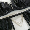 Conjunto de Lingerie All Black - Libertina Sex Shop - calcinha lingerie, cinta liga lingerie, liga de perna lingerie, lingerie, lingerie completa, lingerie conjunto, lingerie delicada, lingerie dia dos namorados, lingerie erótica, lingerie feminina preta, lingerie luxo, lingerie preta, lingerie promocão, lingerie renda, lingerie romantica, lingerie sensual, lingerie sexy, lingerie transparente, lingeries sexy, loja de lingerie - Sex Shop Vibradores