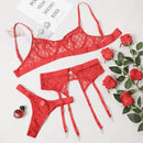 Conjunto de Lingerie Luxo Super Sexy com Renda Delicada - Libertina Shop - Libertina Sex Shop - calcinha lingerie, lingerie, lingerie conjunto, lingerie erótica, lingerie luxo, lingerie preta, lingerie renda, lingerie sensual, lingerie sexy, lingeries sexy, loja de lingerie - Sex Shop Vibradores