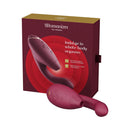 Womanizer Duo 2 Bordô — caixa + produto + Indulge in whole-body orgasms