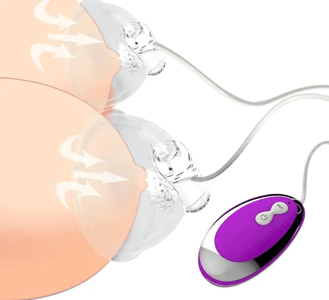 Cup Sugador e Vibrador de Mamilo com 20 tipos de Vibração - Libertina Sex Shop - sugador, sugador de mamilo, vibrador, vibrador dee mamilo - Sex Shop Vibradores