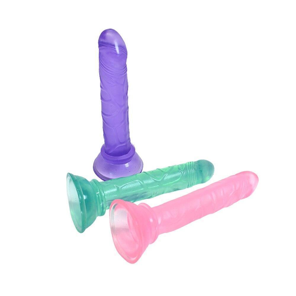 Dildo Consolo Pênis Realístico Masturbador Feminino com Ventosa