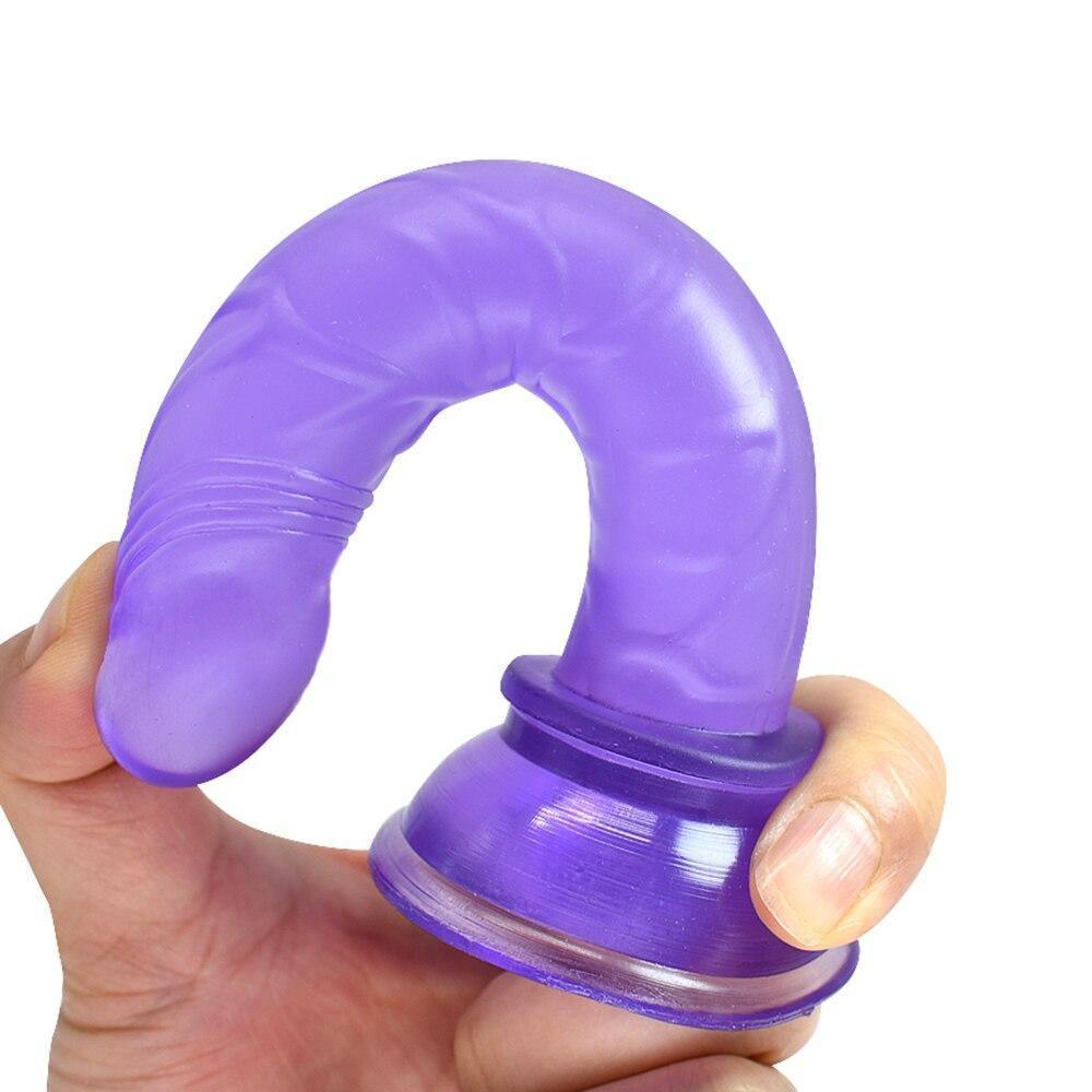 Dildo Consolo Pênis Realístico Masturbador Feminino com Ventosa