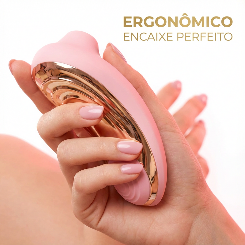 Vibrador Sugador de Clitóris Golfinho Ultimate - 5 Modos de Sucção e 5 Modos de Vibração