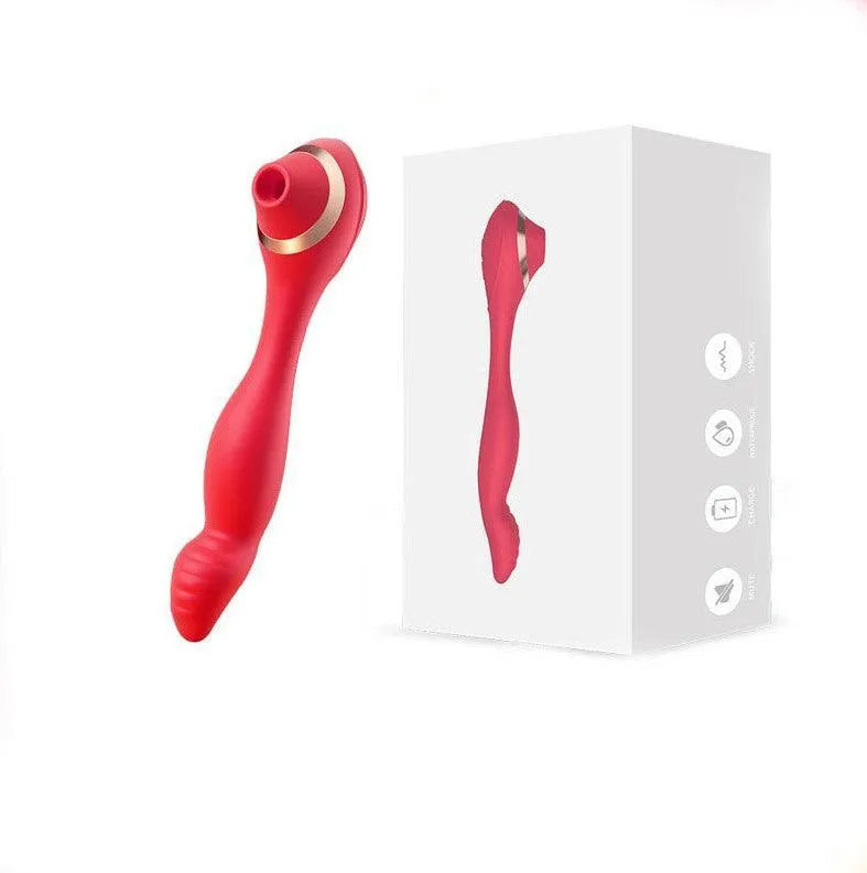 Estimulador de Ponto G e Sugador Clitóris - Magic Plus - Libertina Sex Shop - sugador, sugador de clitóris, vibrador, vibrador com penetração, vibrador com sugador, vibrador de clitóris, vibrador de duas pontas, vibrador de mulher, vibrador de ponto g, Vibrador Feminino, vibrador para mulher, vibrador para mulheres, vibrador para o clitóris, vibrador penetração, vibrador ponto g, vibrador sugador, vibrador sugador de clitóris - Sex Shop Vibradores