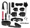 Kit Conjunto Sado Bondage BDSM - Libertina Sex Shop - acessório, acessório sado bdsm, acessórios, anal, bdsm, bondage, casais, lgbt, Plug Anal - Sex Shop Vibradores