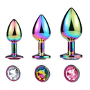 Kit Plug Anal Joia Elegante - Iniciante ao Avançado - Libertina Sex Shop - kit plug anal, plug, plug anal, plug anal joia - Sex Shop Vibradores