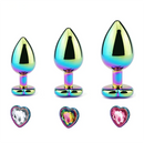 Kit Plug Anal Joia Elegante - Iniciante ao Avançado - Libertina Sex Shop - kit plug anal, plug, plug anal, plug anal joia - Sex Shop Vibradores