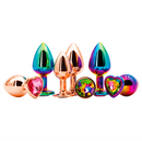 Kit Plug Anal Joia Elegante - Iniciante ao Avançado - Libertina Sex Shop - kit plug anal, plug, plug anal, plug anal joia - Sex Shop Vibradores