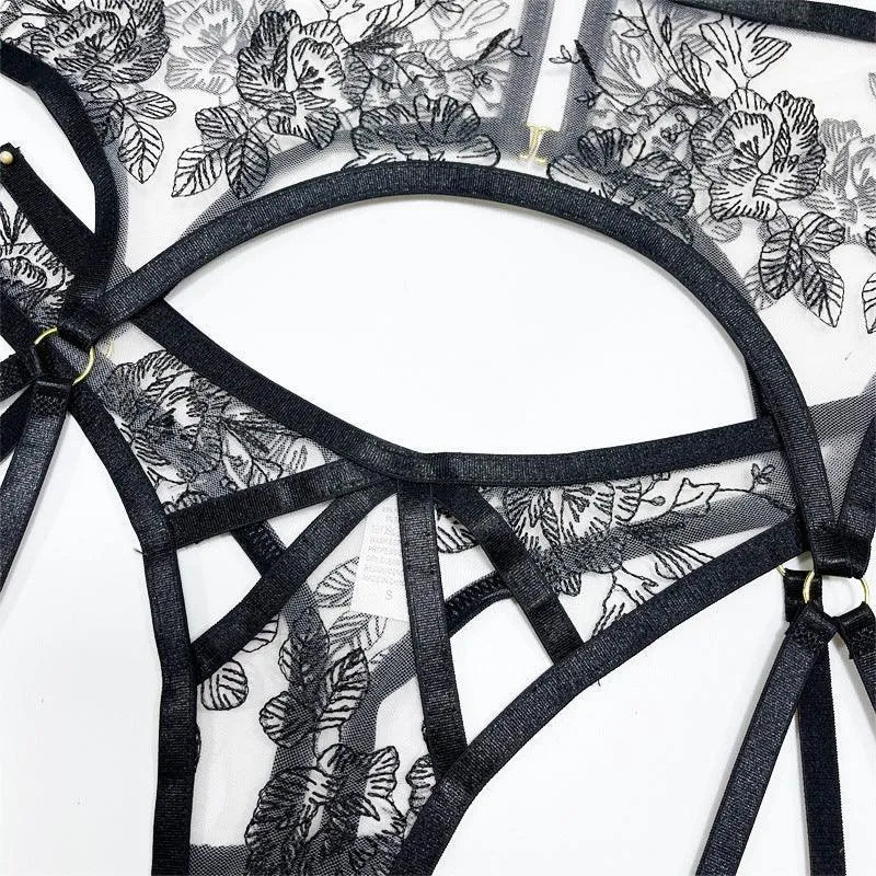 Lingerie Sexy trabalhada em renda - SuiceLov - Libertina Sex Shop - calcinha lingerie, lingerie, lingerie conjunto, lingerie erótica, lingerie luxo, lingerie preta, lingerie renda, lingerie sensual, lingerie sexy, lingeries sexy, loja de lingerie, vestuario - Sex Shop Vibradores