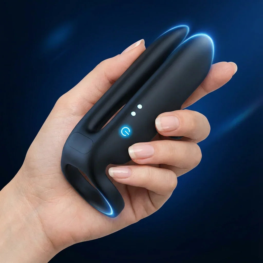 Anel Peniano Vibratório Titan - 10 Modos de Vibrações Poderosas