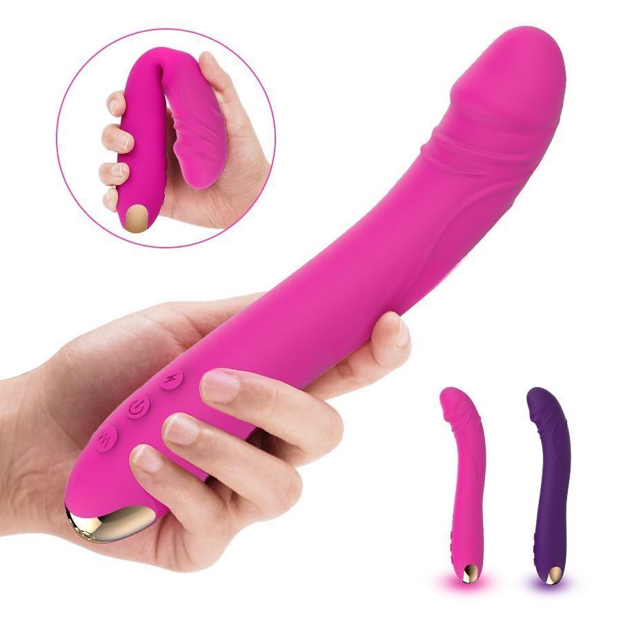 Massageador Consolo Vibratório em Silicone Cirúrgico - Flux - Libertina Sex Shop - consolo, dildo, mulheres, vibrador - Sex Shop Vibradores