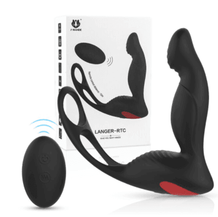 Massageador de Próstata Recarregável com Controle - Langer- RCT S Hande - Libertina Sex Shop - anal, blackfriday22, bluetooth, casais, estimulador de prostata, homens, masturbador masculino, mulheres, plug, vibrador, vibrador masculino - Sex Shop Vibradores