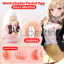 Masturbador Massageador Masculino Pocket Egg - Diferentes Formatos Ânus Vagina Boca