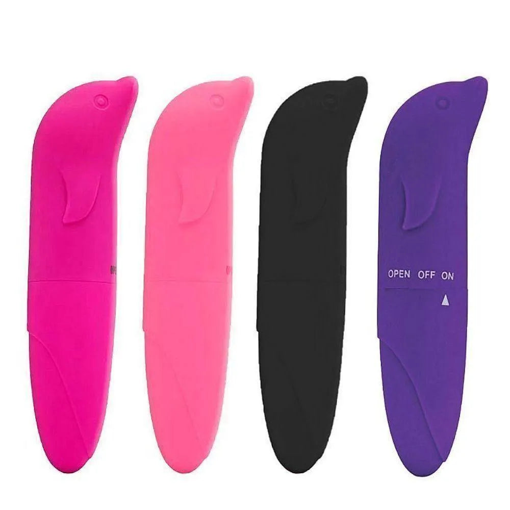 Mini Vibrador Bullet Feminino Golfinho Estimulador de Ponto G - Libertina Sex Shop - maisvendidos, mini vibrador, mini vibrador golfinho, mulheres, vibrador, vibrador bullet, Vibrador Feminino - Sex Shop Vibradores