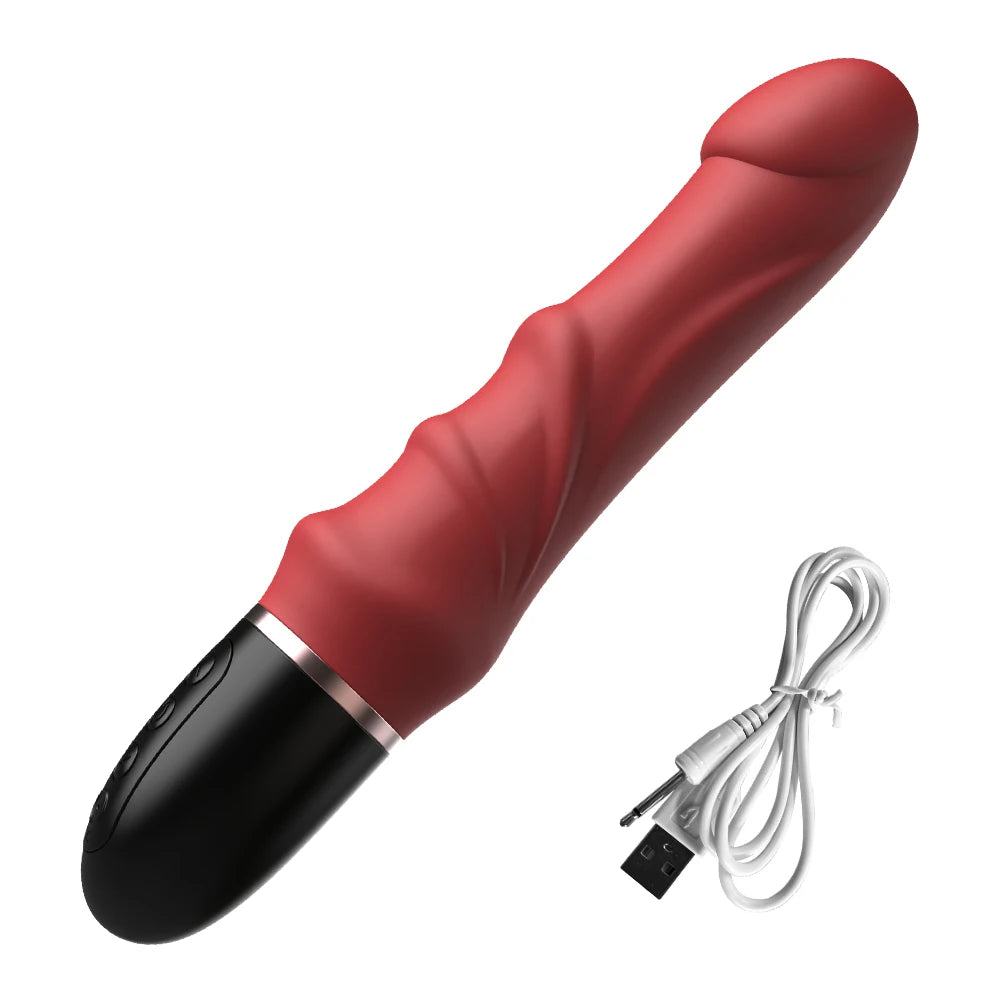 Massageador e Masturbador Feminino - Huge Dildo Vibrador