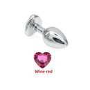 Plug Anal Luxo com Joia - Libertina Sex Shop - acessórios, anal, mulheres, plug, Plug Anal - Sex Shop Vibradores